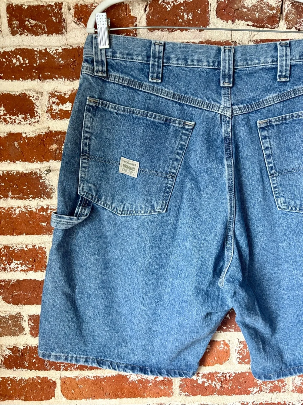 Vintage Wrangler Blue Denim Carpenter Shorts